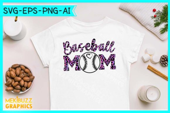 Baseball Mom SVG: Graphics & Print Templates