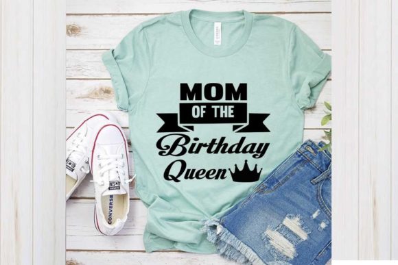 Birthday Queen SVG: Graphics for T-Shirt Designs