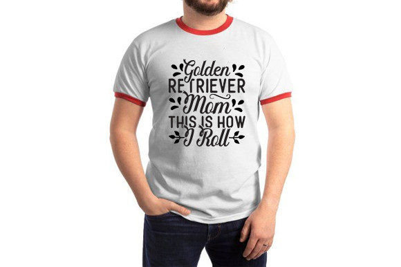 Dogs SVG Design: Golden Retriever Mom Graphics