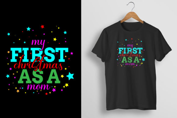 First Christmas As Mommy Graphics & Print Templates