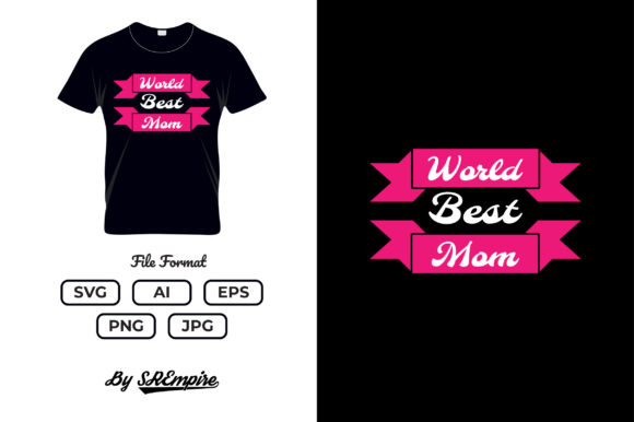 Graphics & Print Templates: Mother s Day Typography T-shirt - 15