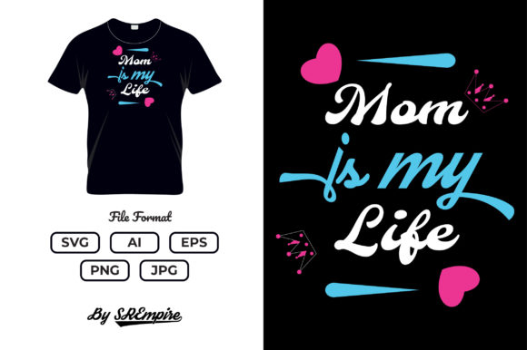Mother s Day Typography T-shirt - 10 Graphics and Print Templates Review