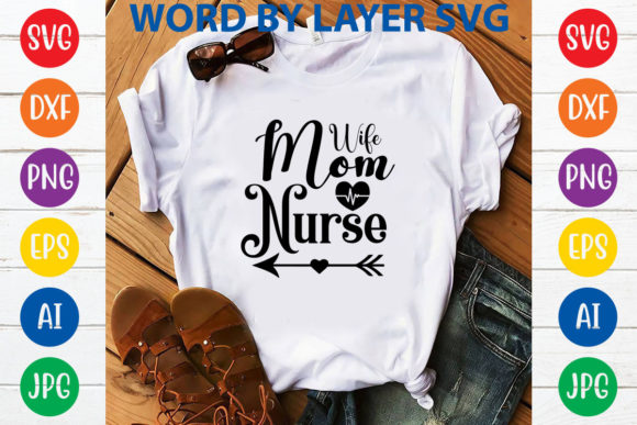 Reviewing the Wife Mom Nurse SVG for Embroidery