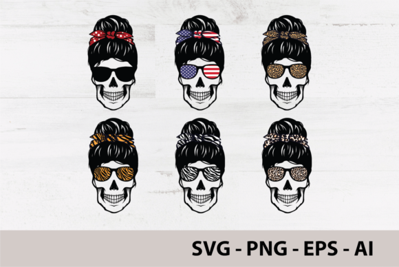 Skull with Glasses: Bold Graphics for Print Templates